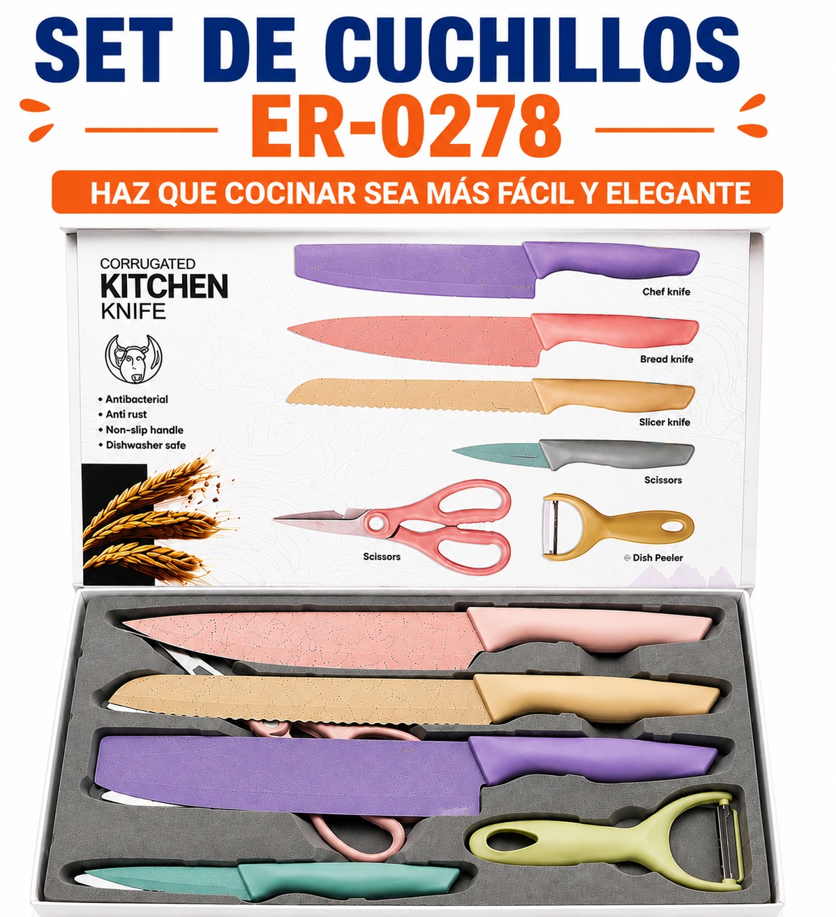 SET DE CUCHILLOS ER-0278