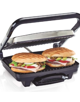 SANDWICHERA PANINI HAMILTON BEACH/ANTIADHERENTE/FUNCION PARRILLA