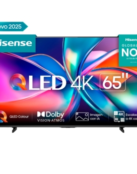 TELEVISOR HISENSE 65 QLED 4K FLAT SMART 3840A—2160