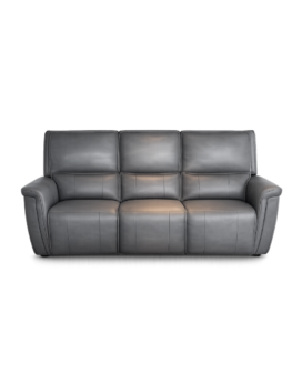 SOFA RECLINABLE ELECTRICO DE 3 PUESTOS GRIS