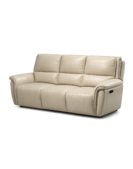 SOFA RECLINABLE ELECTRICO DE 3 PUESTOS COLOR TAUPE