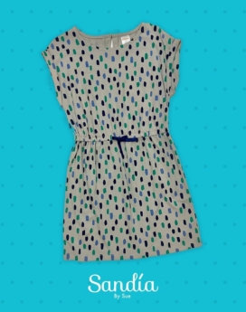 Vestido estampado Gymboree, talla: 8