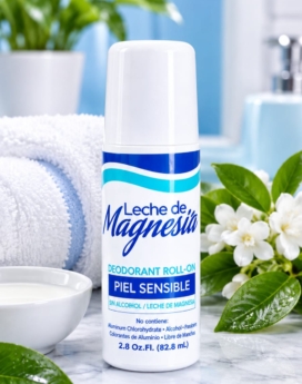Desodorante leche magnesia libre de zinc