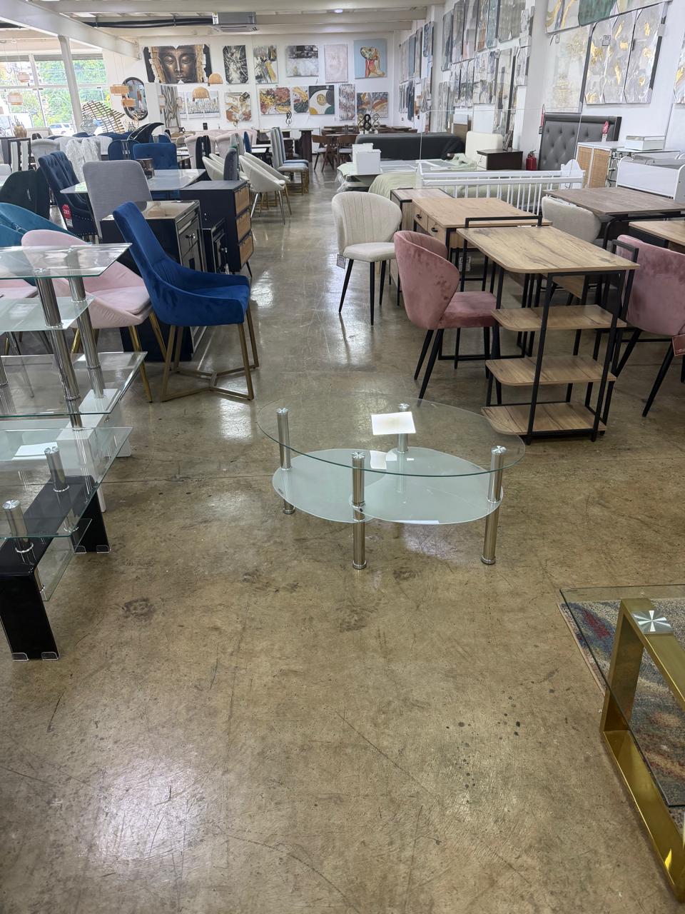MESA DE CENTRO OPALINA