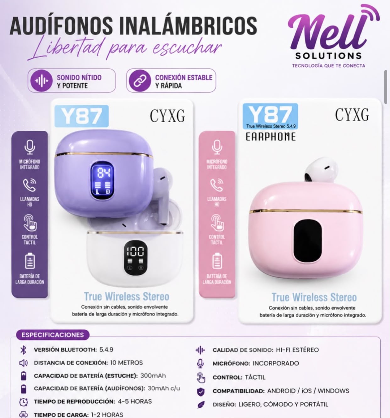 AUDIFONOS INALAMBRICO