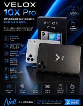 TABLET VELOX 10X PRO 32 GB CON CHIP