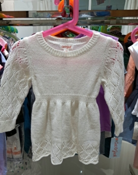 Vestido bebé bordado Cat & Jack talla: 12 meses