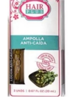 Ampollas Control Caida x3