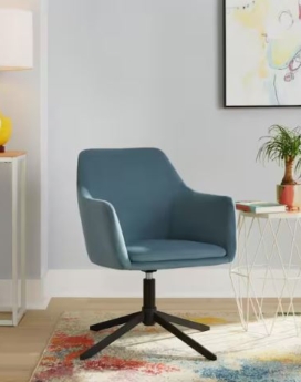 BUTACA TAPIZADA HESTON COLOR CHARSTON BLUE