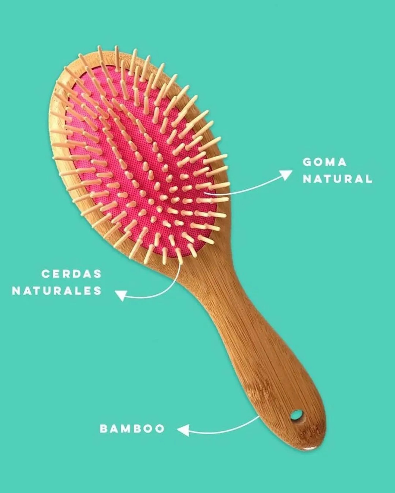 Cepillo de bamboo