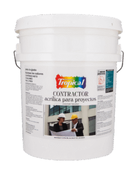 Cubeta (5GL) Pintura Acrílica - Tropical Contractor