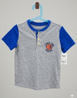 Tshirt niño Osh Kosh, tallas: 3T, 4T