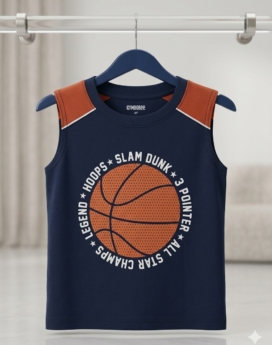 Tshirt deportivo sin mangas Gymboree, tallas 3T y 4T