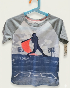 Tshirt deportivo niño Osh Kosh, talla: 4
