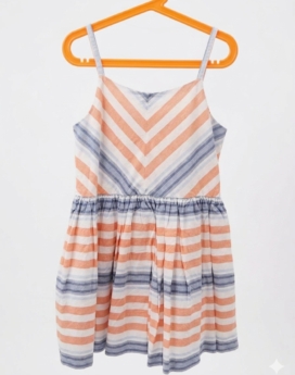 Vestido tirantes Gymboree, talla: 5