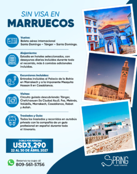 Sin visa en Marruecos