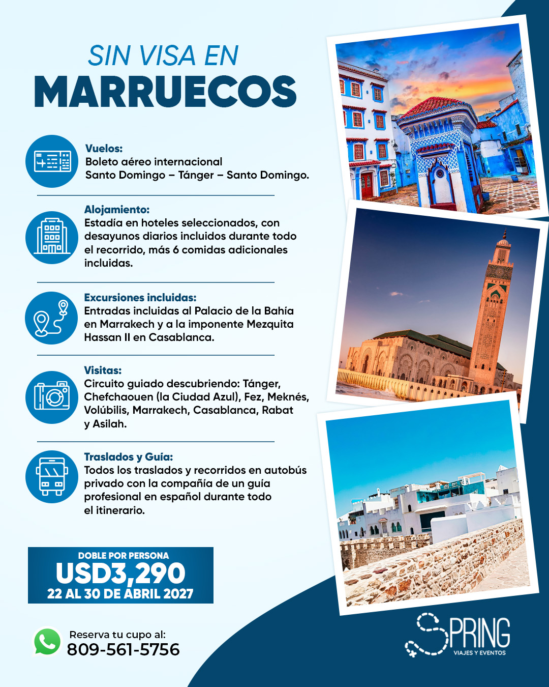 Sin visa en Marruecos