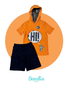 Tshirt niño con capucha 365 Kids, talla: 4