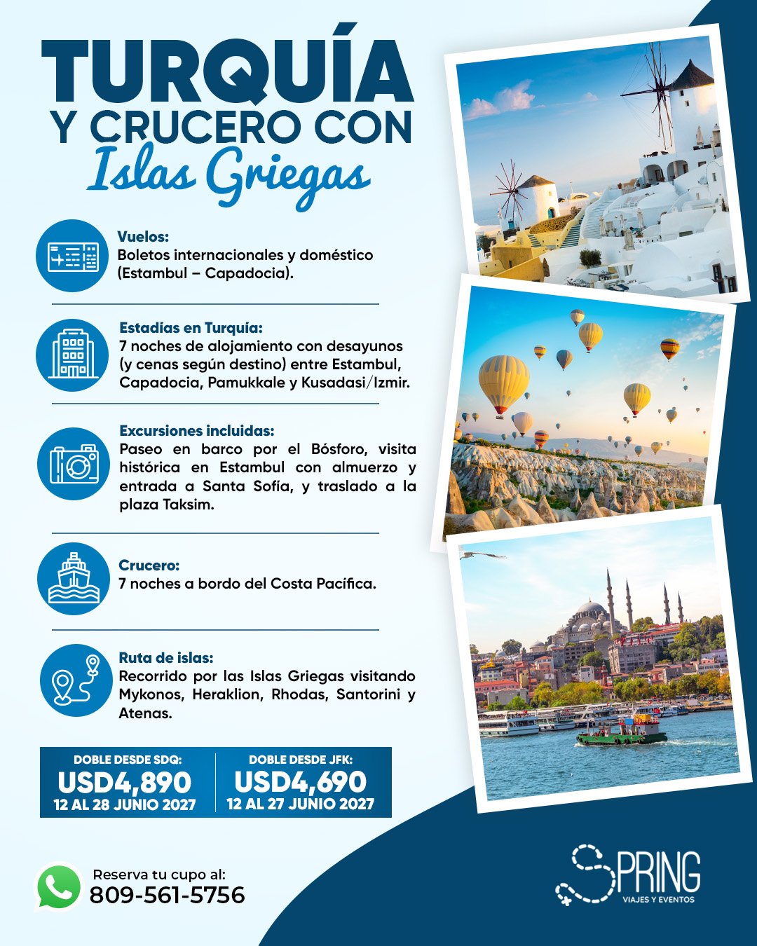 Turquía y Crucero con Islas Griegas