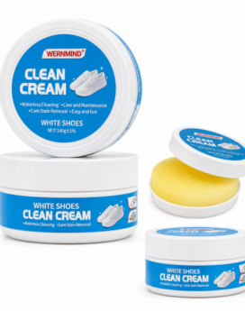 CREMA PARA LIMPIAR ZAPATOS CLEAN CREAM (120 UND X CAJA)