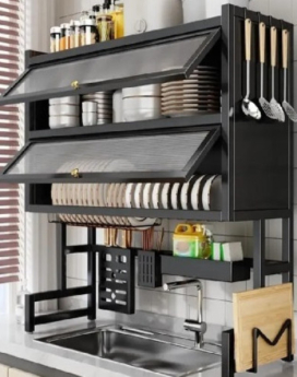 ESCURRIDOR DE PLATOS 3 NIVELES (CAJA X 10) HS-1