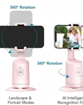 TRIPODE SEGUIMIENTO FACIAL AUTOMATICO ROSADO (60 UND X CAJA)