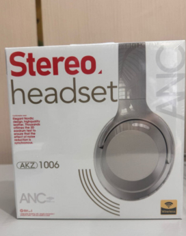 AUDIFONOS / STEREO HEADSET AKZ 1006 ANC (40 UND X CAJA)