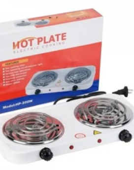 ESTUFA ELECTRICA DE MESA 2 HORNILLA  (6 UND X CAJA)