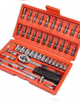 SET DE HERRAMIENTAS 46 LLAVE DE 1/4  (24 UND X CAJA)