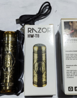 ESTUCHE DE COSMÉTICOS CON ESPEJO LED RECARGABLE NEGRO Y ROSADO (20 UND X CAJA) HZJ-625