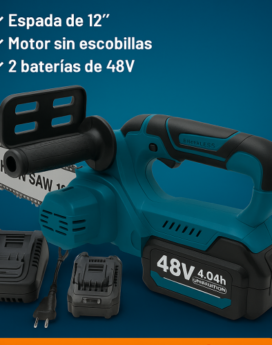 SIERRA ELECTRICA JBN-12 2 BATERIAS 48V  (6 UND X CAJA)