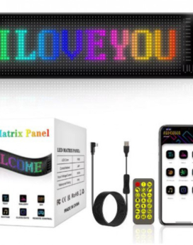 LETRERO LED 17 CM LARGO X 7CM ANCHO
