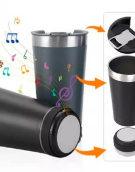 VASO CON BOCINA  (50 UND X CAJA)