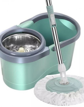 TRAPEADOR GIRATORIO PLASTICO CON BASE DE ALUMINIO (28 UND X CAJA)