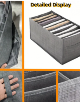 ORGANIZADOR DE PANTALONES 12 DIVISIONES (50 UND X CAJA) MAYA-034