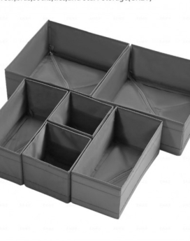 SET DE ORGANIZADOR DE ROPA 6 PZ
