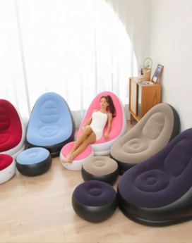 SOFA /  OTTO MAN MULTIFUNCIONAL INFLABLE 116CM X 98CM X 83CM (10 UND X CAJA)