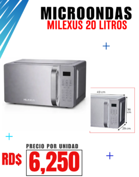 MICROONDAS MILEXUS 20 LITROS