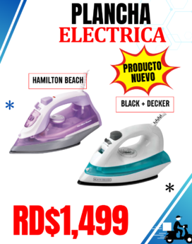 PLANCHA ELECTRICA HAMILTON BEACH/ BLACK + DECKER