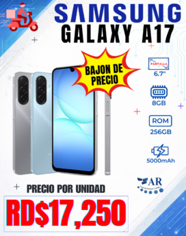 CELULAR SAMSUNG GALAXY A17, 256GB