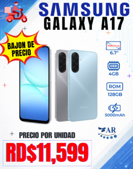 CELULAR SAMSUNG GALAXY A17, 128GB