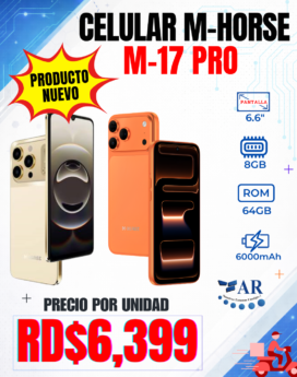 CELULAR M-HORSE M-17 PRO, 64GB