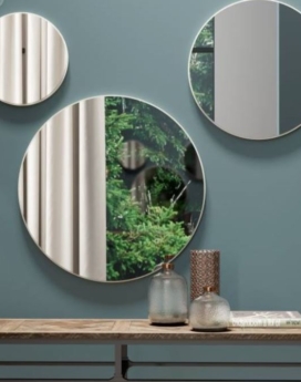 KIT 3 PANEL DE ESPEJOS DECORATIVO REDONDO