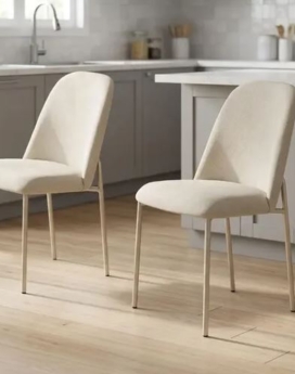 SILLA LUCILLE CHAMPANHE/SOFT PALHA