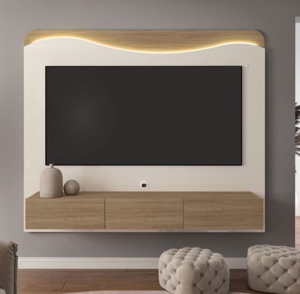 PANEL LUMIERE OFF WHITE/ROBLE