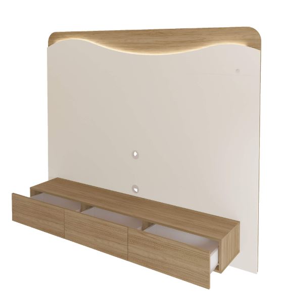 PANEL LUMIERE OFF WHITE/ROBLE - Imagen 3