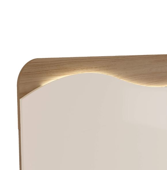 PANEL LUMIERE OFF WHITE/ROBLE - Imagen 4
