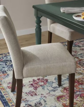 SET 2 SILLAS DE COMEDOR BANTORD BEIGE RIVERBED MADERA MARRON SABLE
