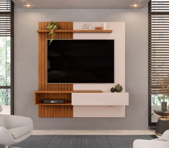 PAINEL TITO OFF WHITE/FREIJO