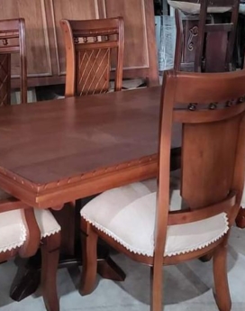 JUEGO DE COMEDOR EJECTUVO EN CAOBA 6/S Y 8/S